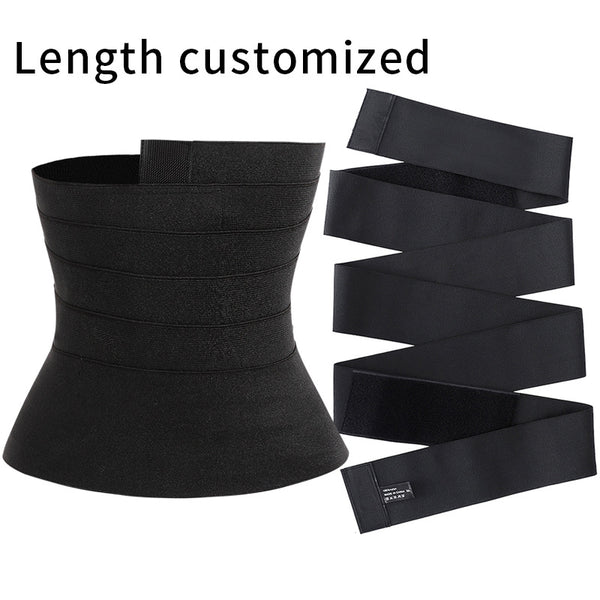 New waist training exercise restraint band elastic abdominal compressi