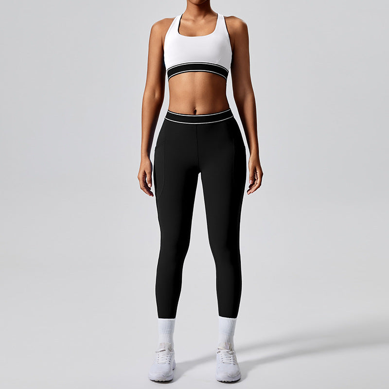 New style fitness  two-piece female Pilates exercise yoga suit
