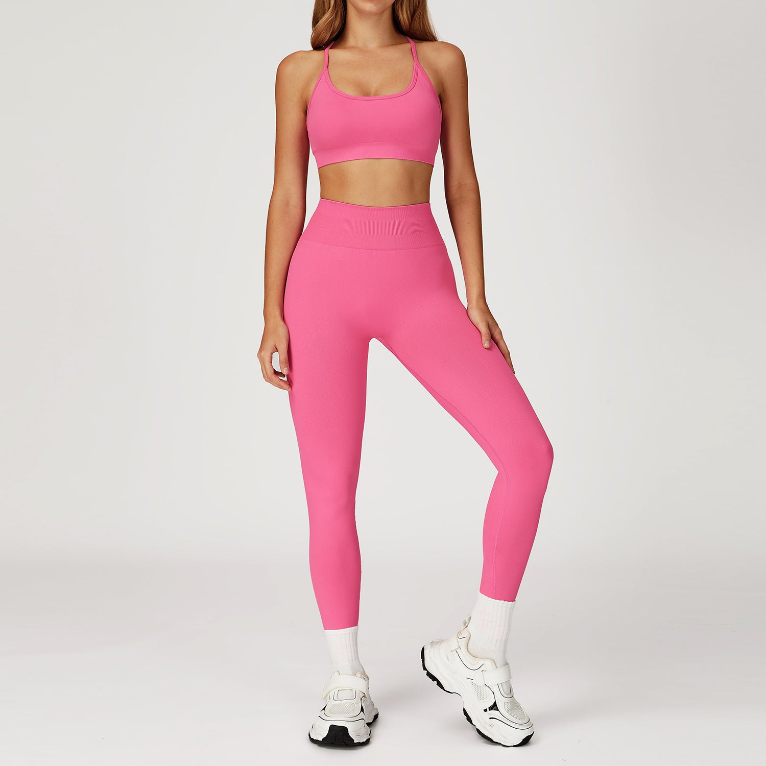 Seamless stand collar zipper yoga coat tight fit quick dry outdoor leisure sports running yoga suit