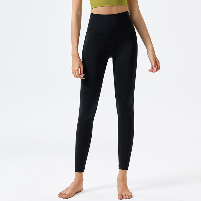 High hip stretch running yoga pants low waist leggings