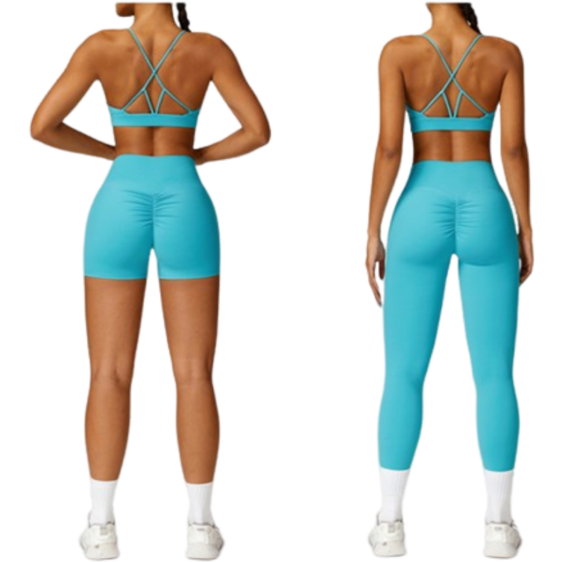 Tight sports set quick-drying running fitness wear 8552 5 colors