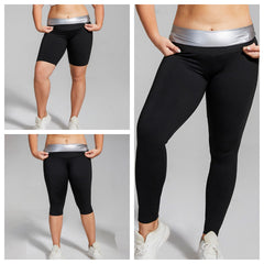 Plus-size  Shapewear abdominal burst sweat five  seven nine point pants