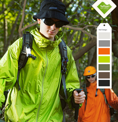 Lightweight three-proof technology sun protection clothing 2023 spring and summer 100% polyester clothing outdoor sports hooded jacket 7 colors