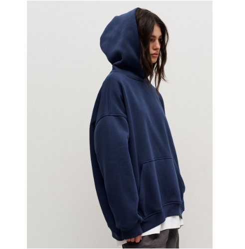 Fleece loose pocket hoodie 8 colors