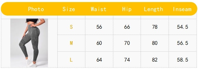 2 Pack Women's Seamless Washed Wide Waistband Sports Leggings, Women's High Waist Yoga Leggings, Textured Tummy Control Ruched Booty Tights Push Up Yoga Pants