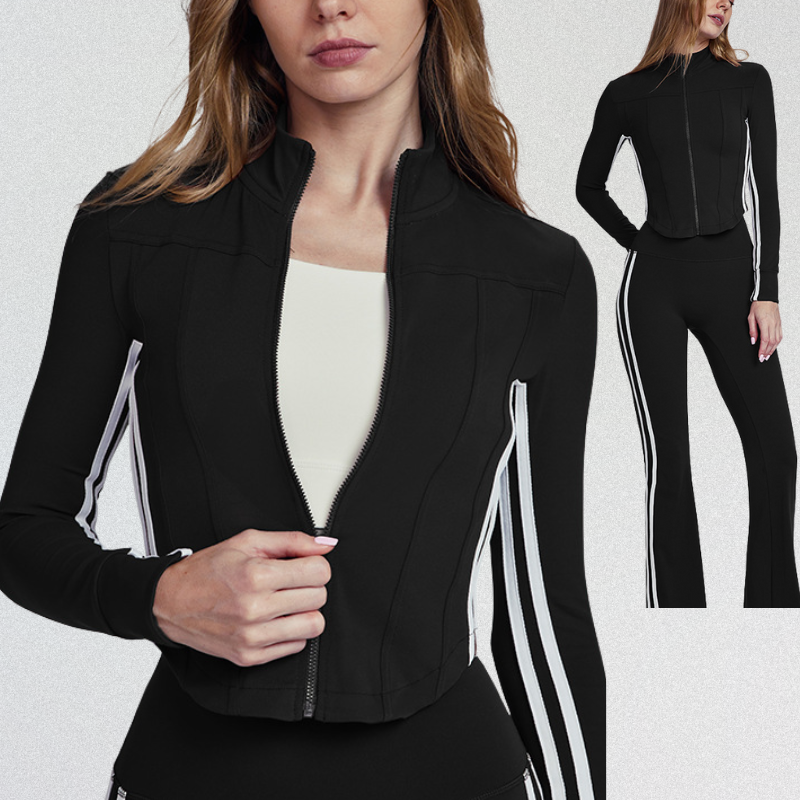 Yoga suit  two-piece set autumn leisure all-match outdoor running fitness suit sports suit