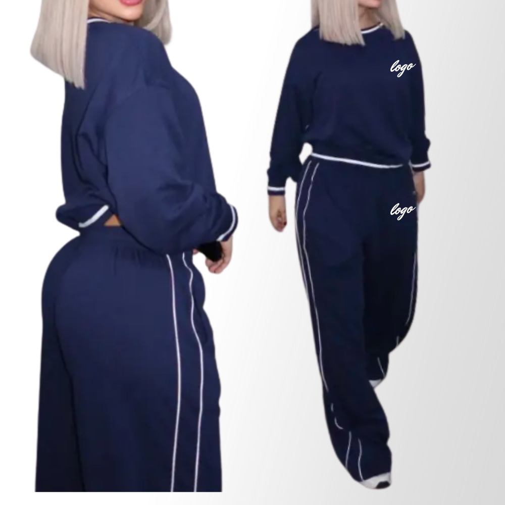 Women‘s hoodie suit comfortable versatile suit women's outdoor fashion sports suit 7028