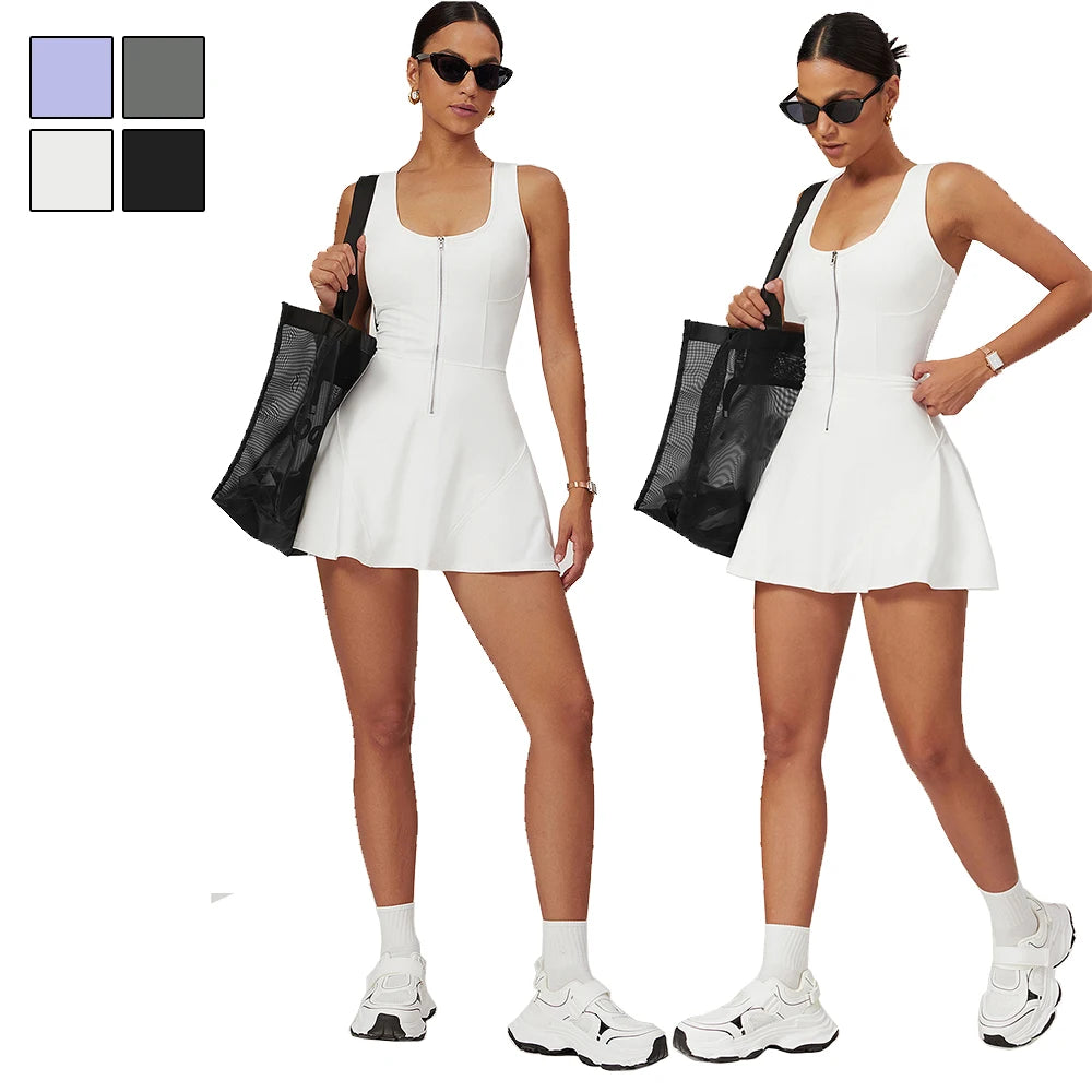 Fitness & Yoga Wear  Gym Workout Sport Dress Sexy Golf Tennis Skirt for Women