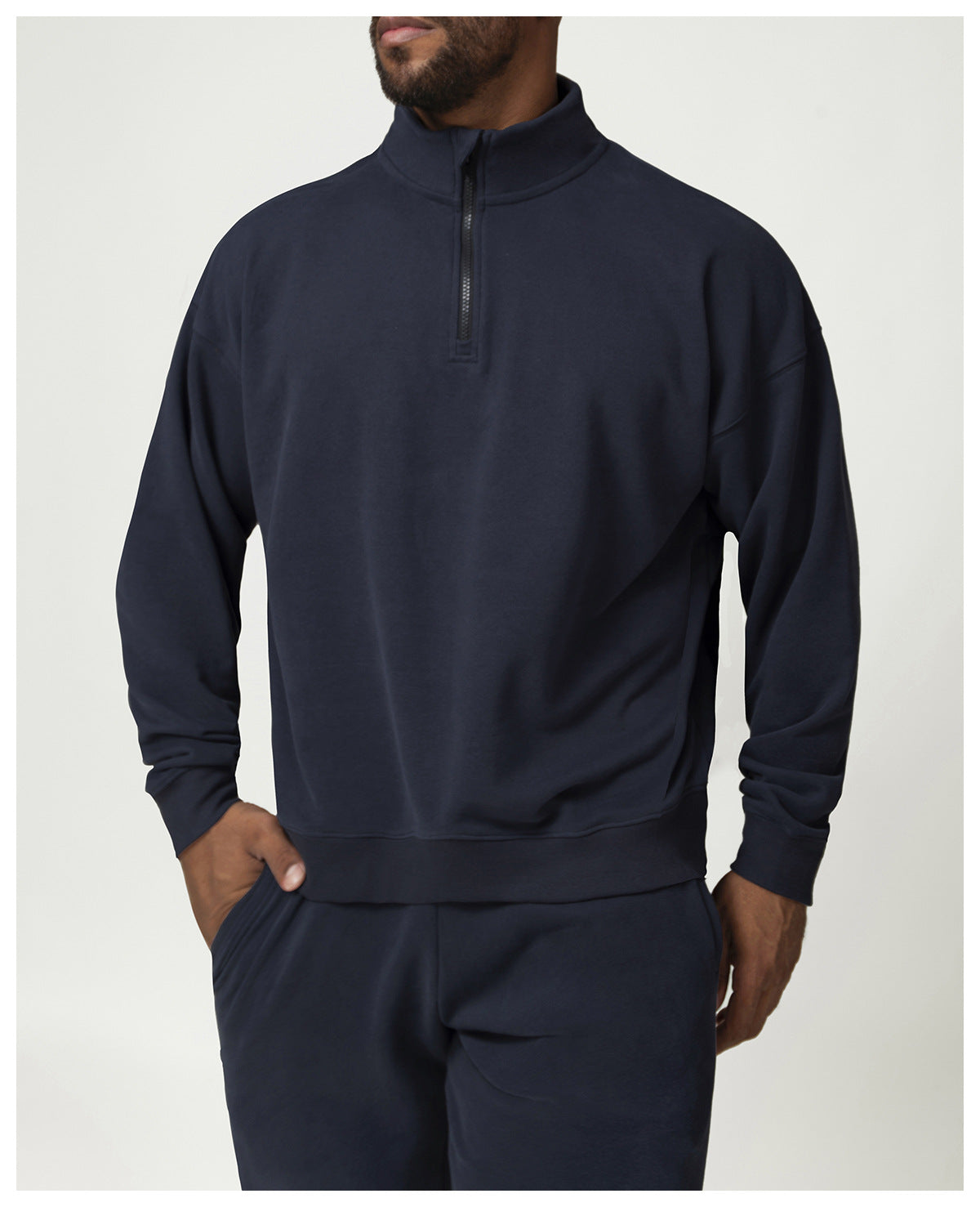 Men's zip-up sports casual hoodie 1013