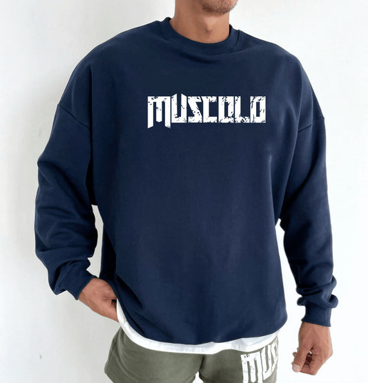 Long-sleeved pullover sports hoodie 3colors