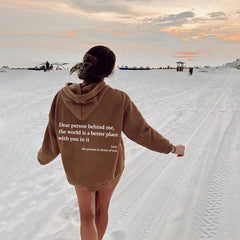 Fleece hoodie plain letter pocket drawstring printed hoodie plus size 11color
