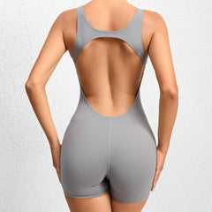 Quick dry nude integrated hip lift yoga jumpsuit 6 colors