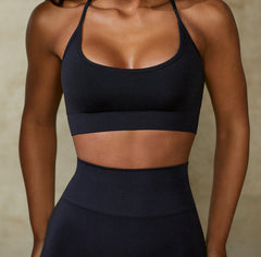 Seamless cationic yoga set sports bra underwear 6 colors-1