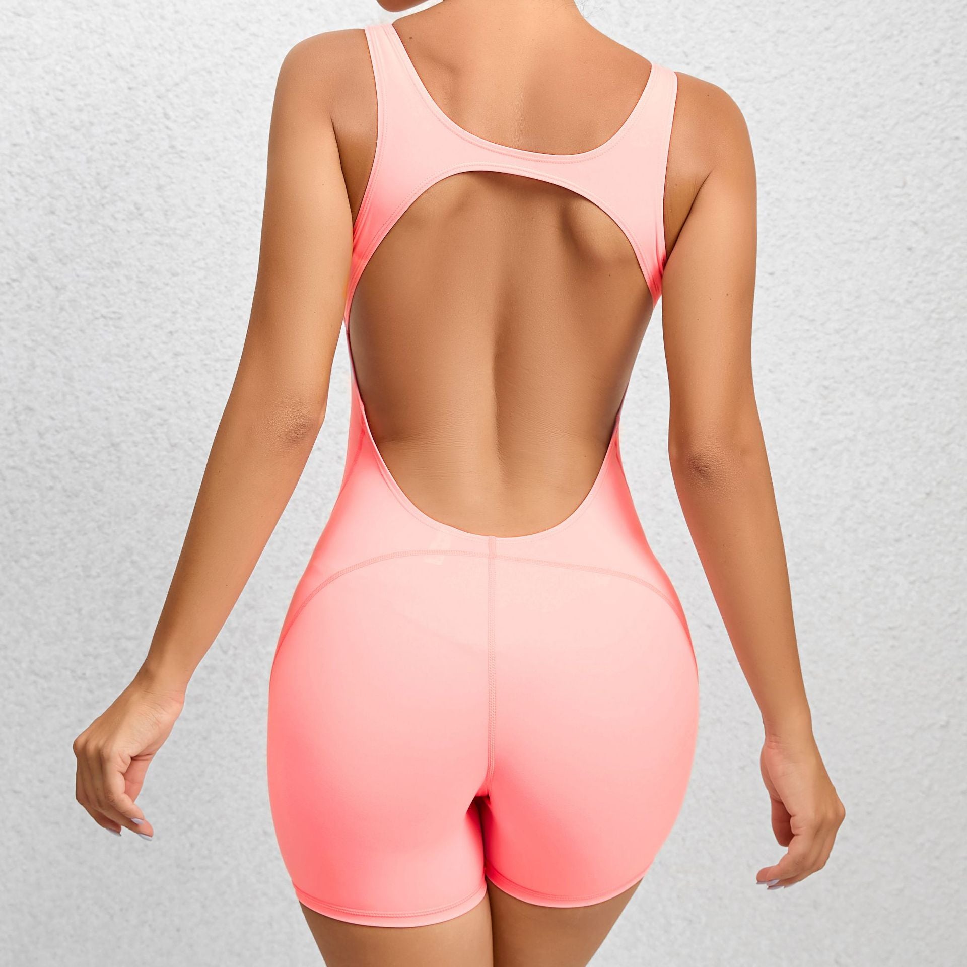 Quick dry nude integrated hip lift yoga jumpsuit 6 colors