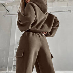 New fashion sportswear hoodie set