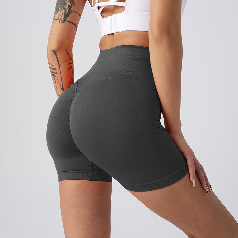 Hip-lift high-waisted three-point fitness pants 9 colors