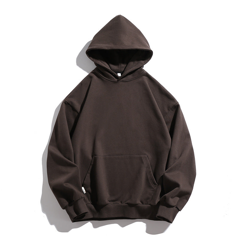 Hoodie men's and women's fall/winter loose solid coat 4color