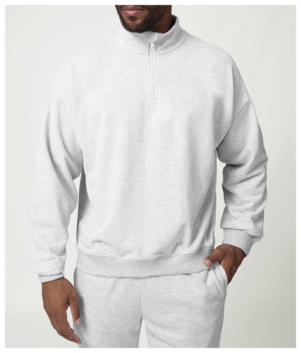 Men's zip-up sports casual hoodie 1013