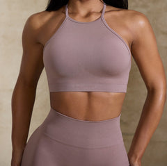Seamless cationic yoga set sports bra underwear 6 colors-1