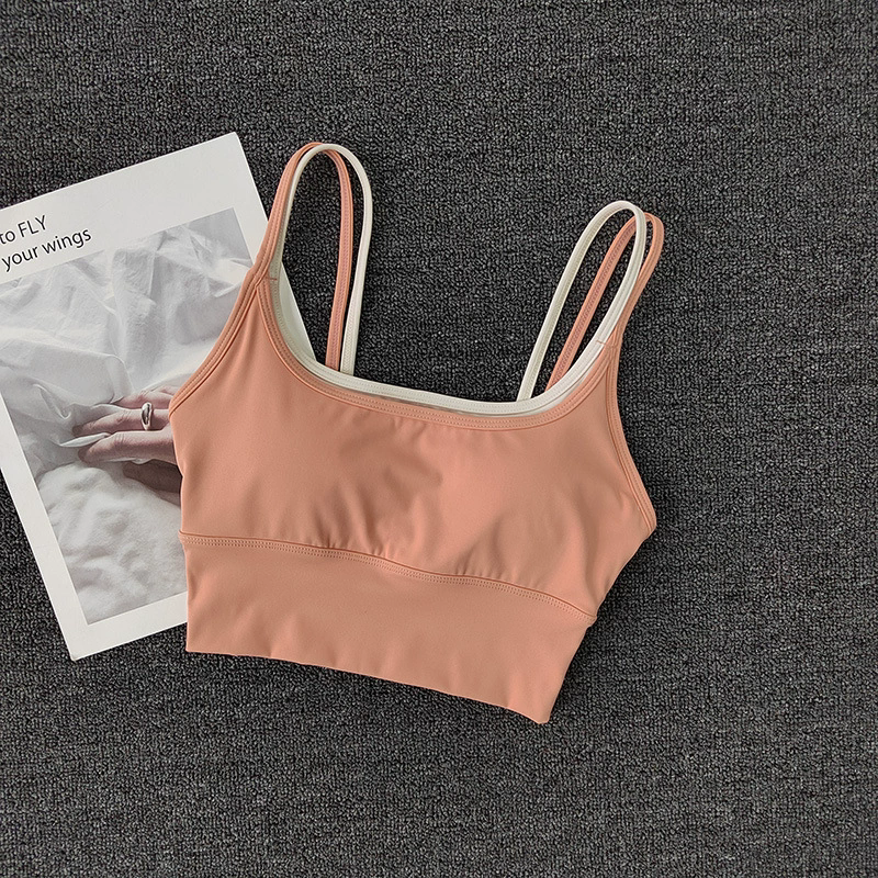 Shockproof Quick Dry Sports Bra, Support Side Boobs Anti-Sagging Yoga Camisole Top