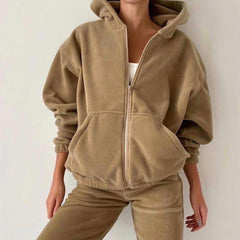 New fashion sports casual hoodie set 5 colors