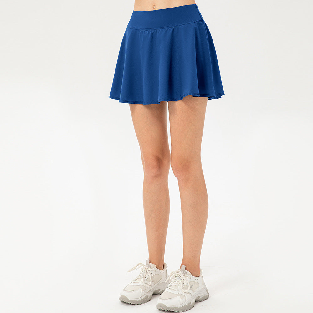 Women's sports quick dry skirt pants tennis dance yoga training dress