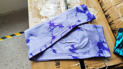 Tie dye crisscross back sports set 2 colors
