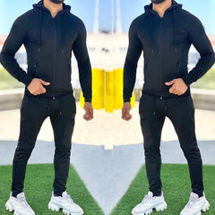 Men's trendy brand hooded sports sweater suit 6 colors