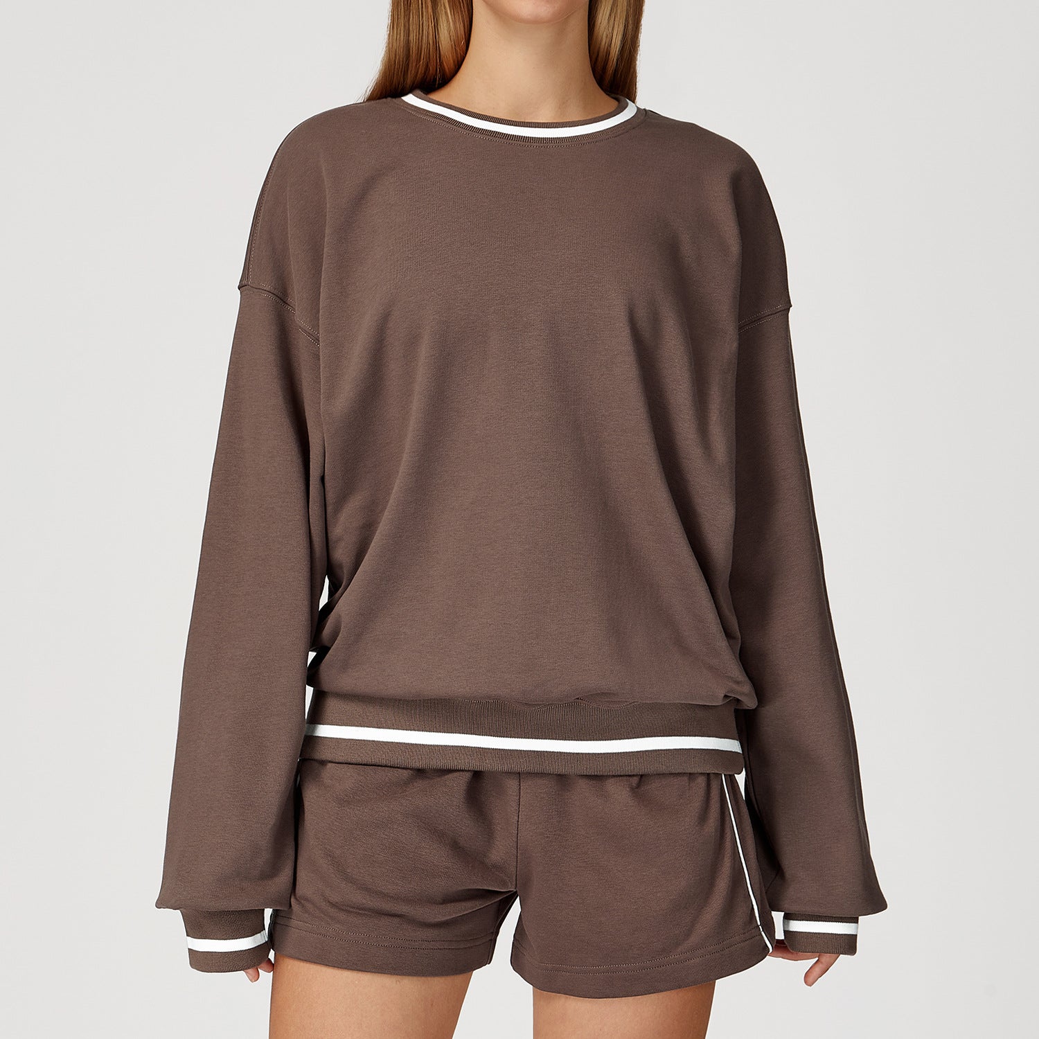 Women‘s hoodie suit comfortable versatile suit women's outdoor fashion sports suit 7028