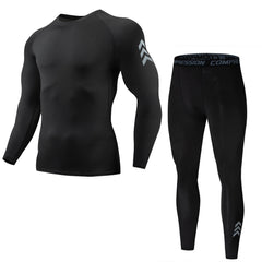 Breathable quick-drying clothes running exercise fitness clothing European and American large size printed tights
