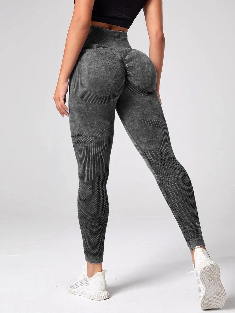 Washed seamless hollow out exercise pants 9colors