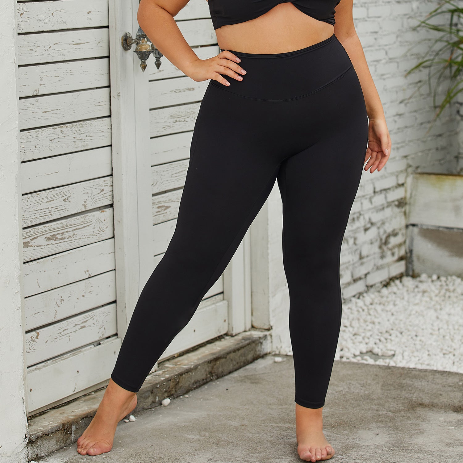 Plus size yoga suit high waist sports tight naked quick drying  suit 8013 3 colors