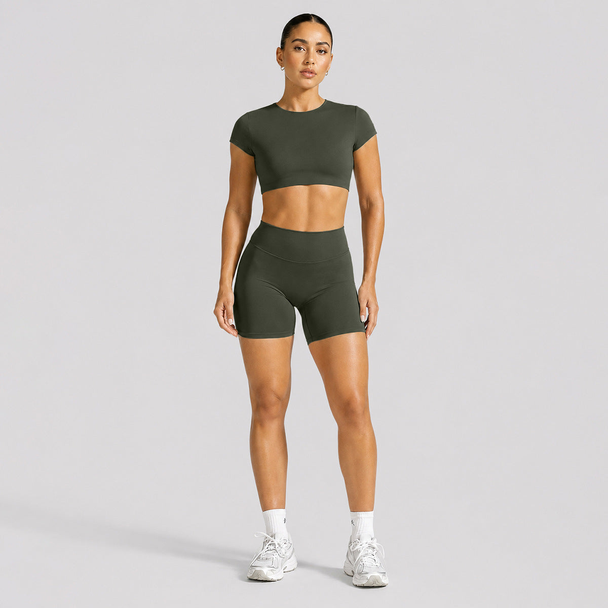 Backless Short sleeve T-shirt sports short sleeve suit women with breast pad fitness top outdoor sports yoga suit（副本）