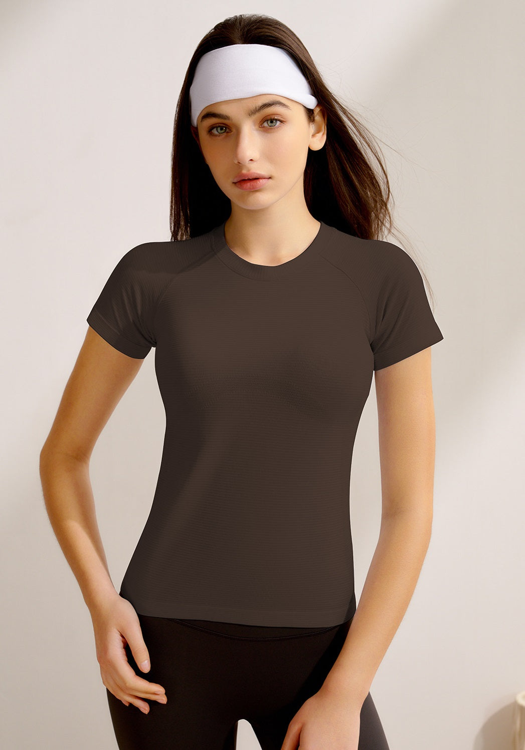 New yoga clothes women's sports top short sleeve professional Pilates training speed dry running yoga fitness clothes