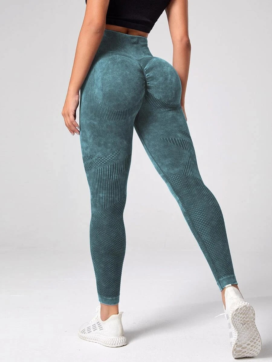 Washed seamless hollow out exercise pants 9colors