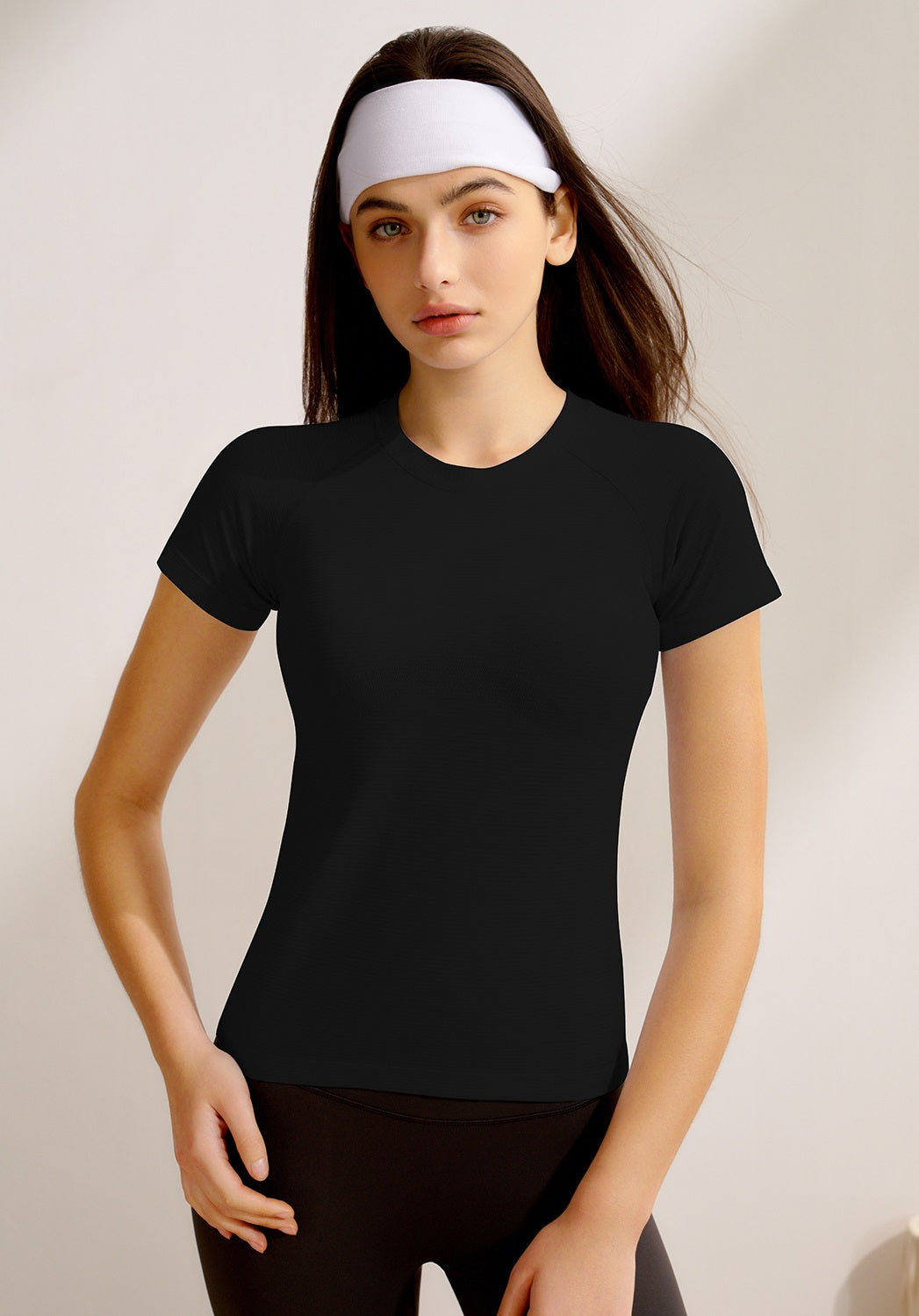 New yoga clothes women's sports top short sleeve professional Pilates training speed dry running yoga fitness clothes