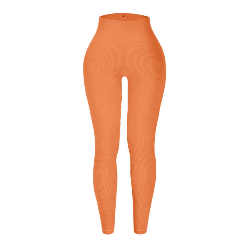Threaded sweatpants Seamless yoga pants high-waisted fitness pants 15colors