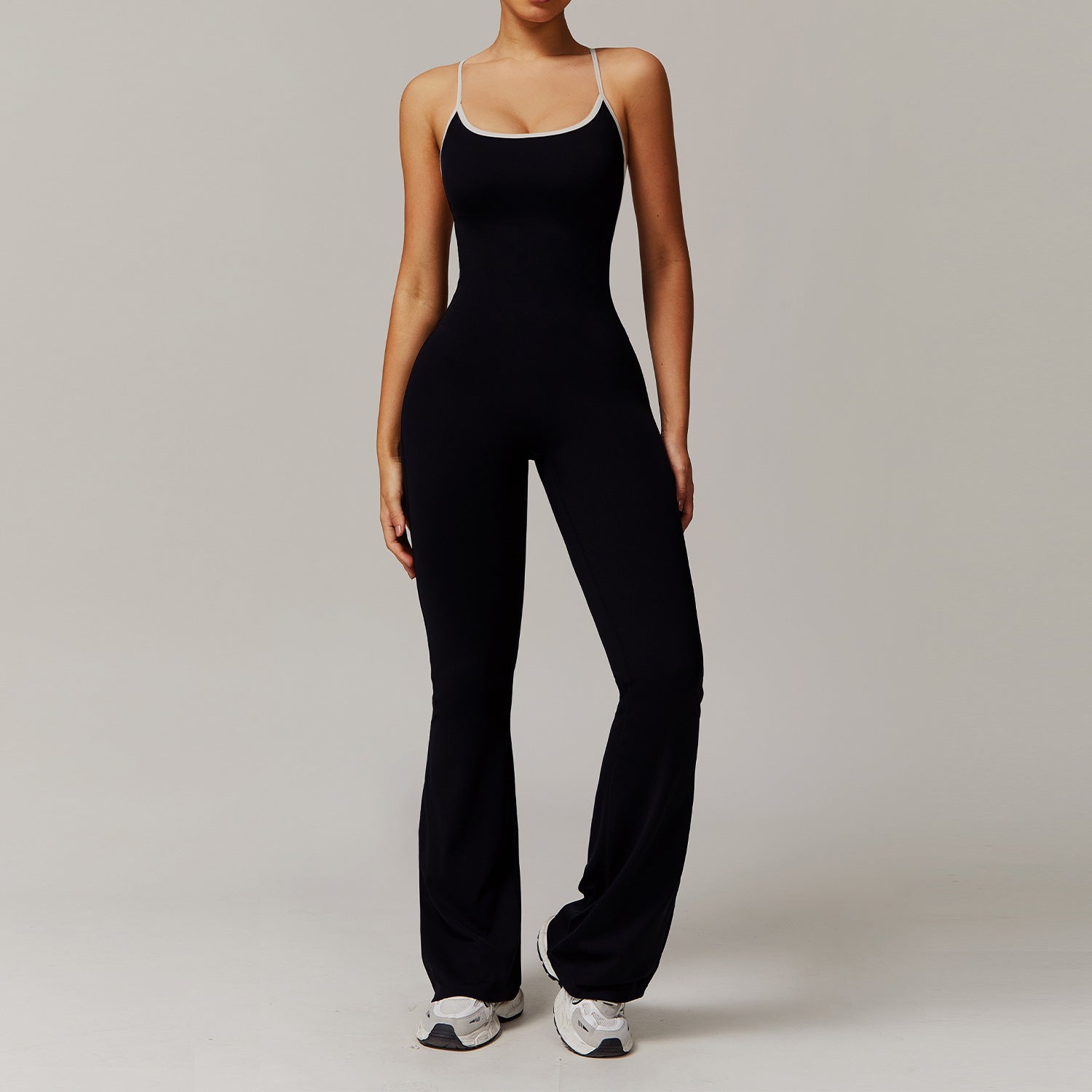 Exercise jumpsuit Hip Lift trumpet one-piece Yoga suit 3013