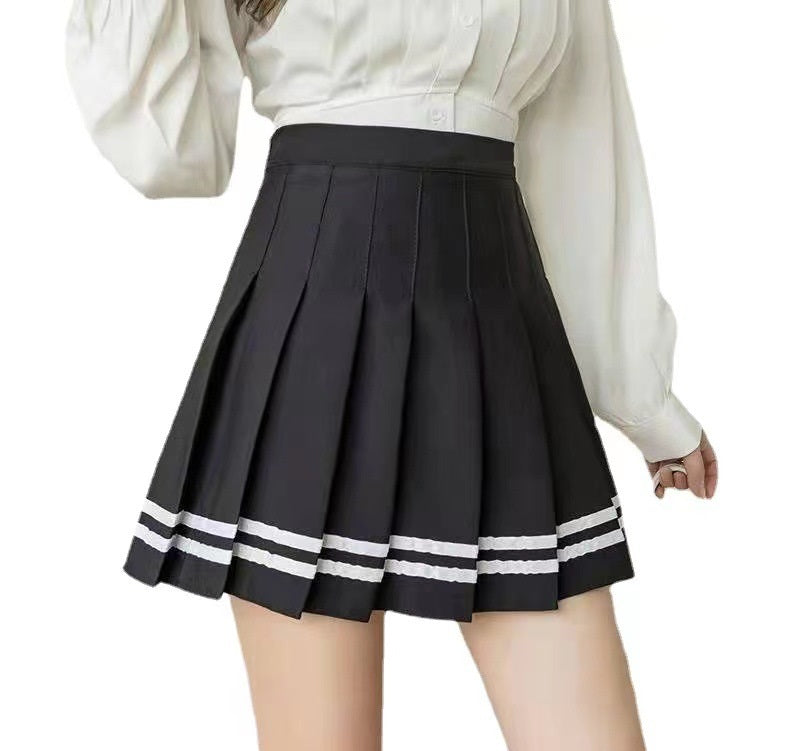 Plus size high-waisted sport skirt