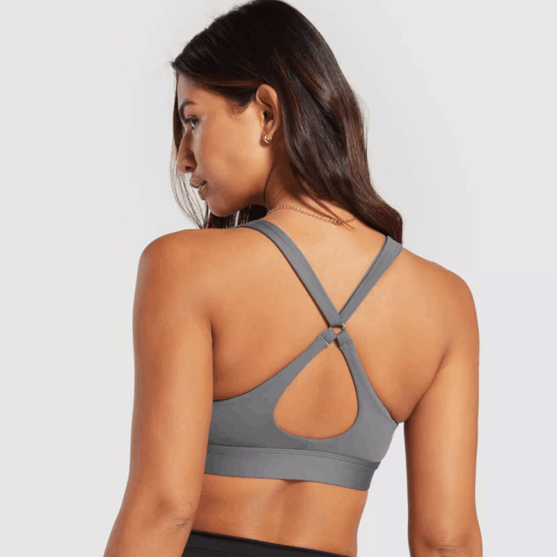 U-neck cutout elegant yoga vest for women outdoors