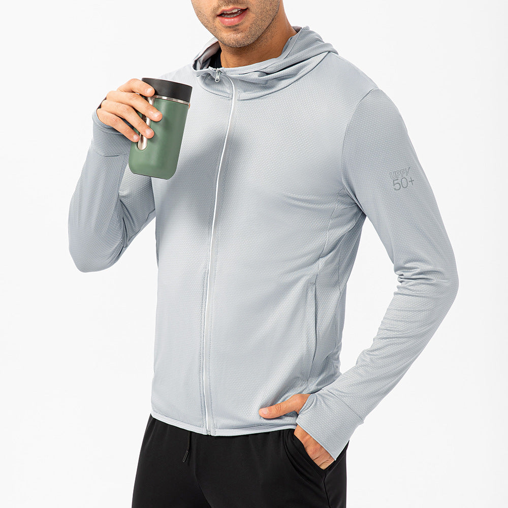 Sun protection clothes Long sleeve thin breathable outdoor sports UV resistance UPF50+D15011