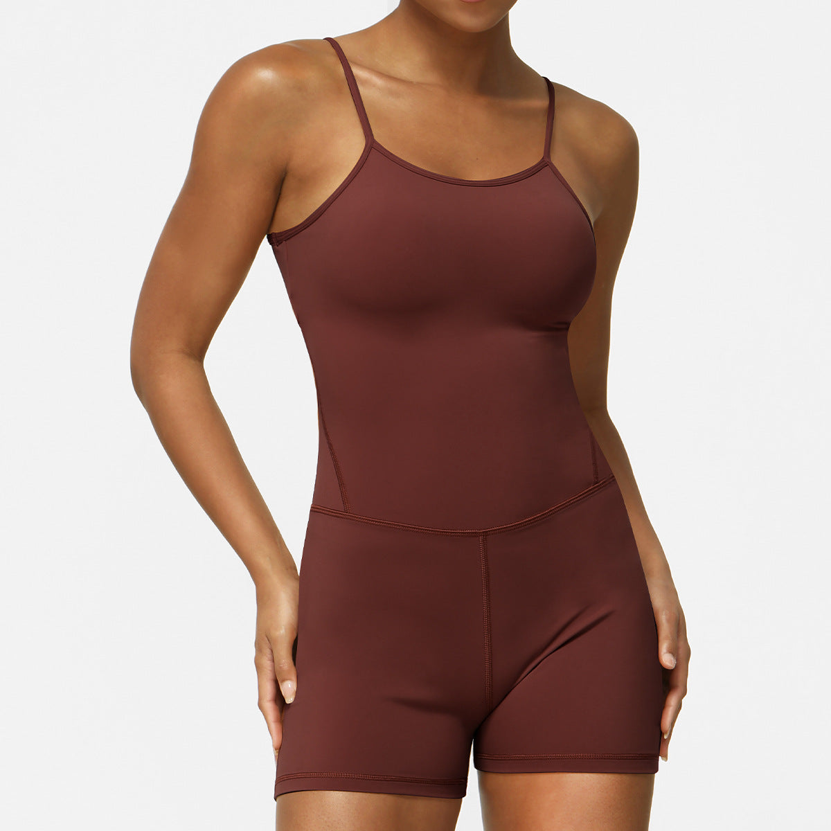 Skinny band nude one-piece yoga suit 5colors