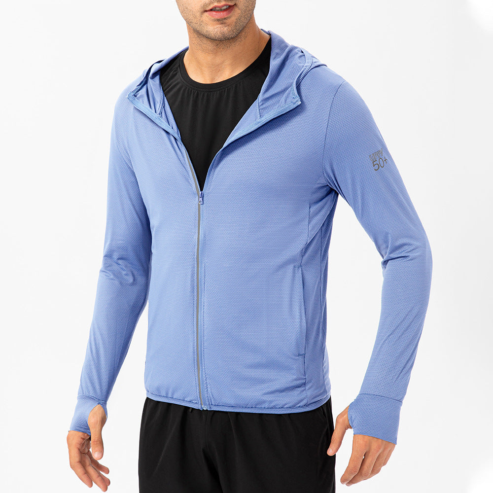 Sun protection clothes Long sleeve thin breathable outdoor sports UV resistance UPF50+D15011