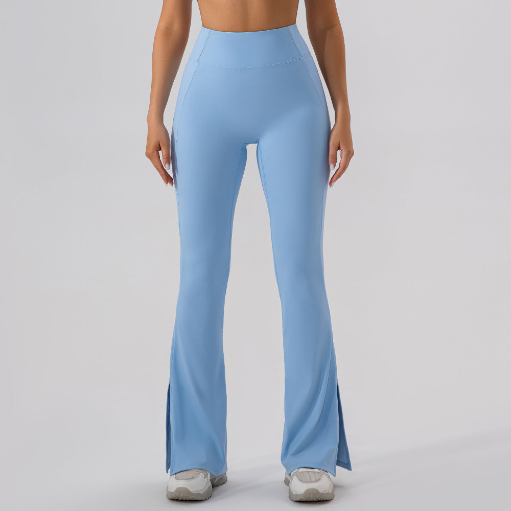 Wear sweatpants yoga bell-bottoms wide-leg cheap yoga pants 5 colors