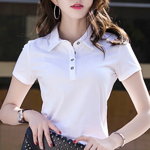 Short sleeve T-shirt Simple fashion top polo shirt