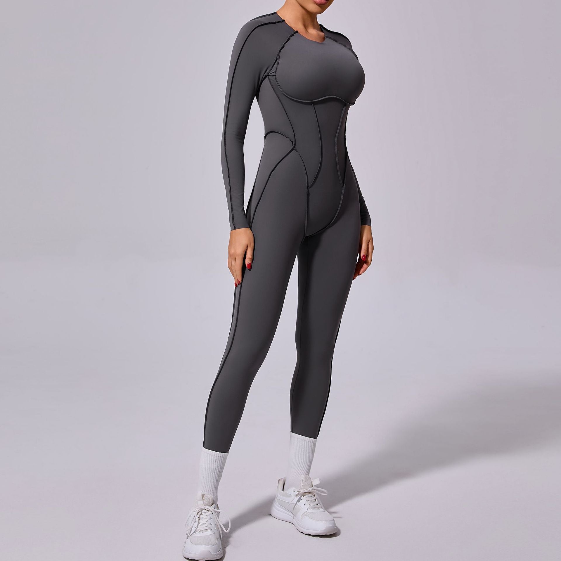 One-piece yoga dress backless tight 10122