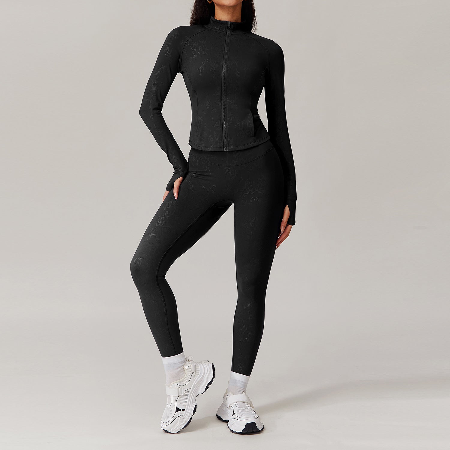 Long sleeve fitness suit 9140