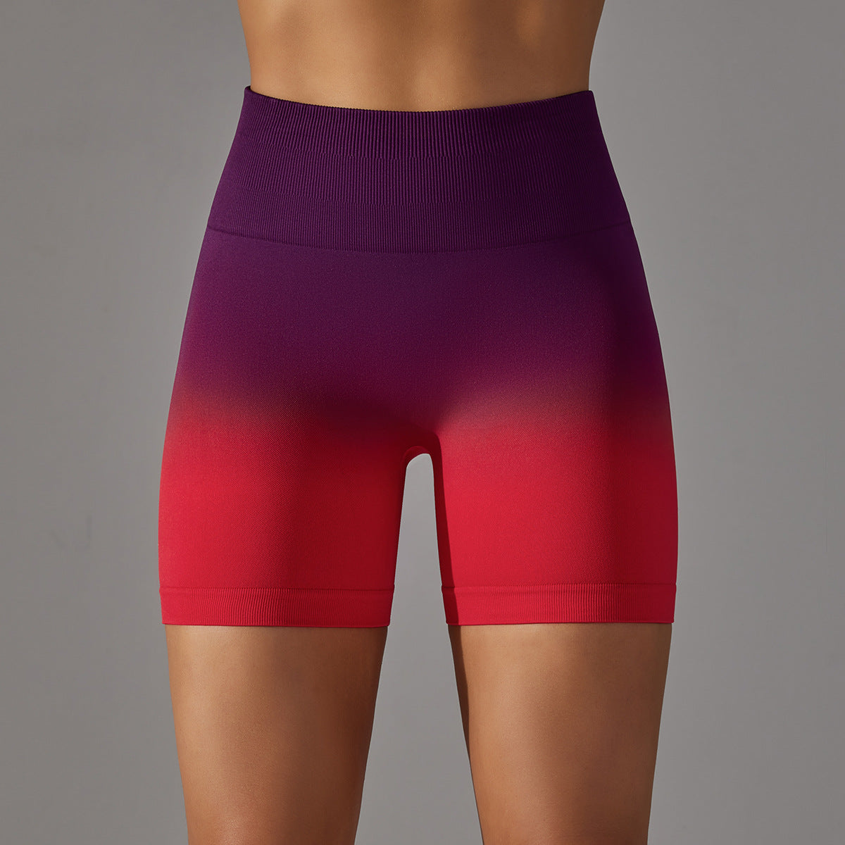 Graded tight height waist athletic cheap yoga  shorts 10 colors