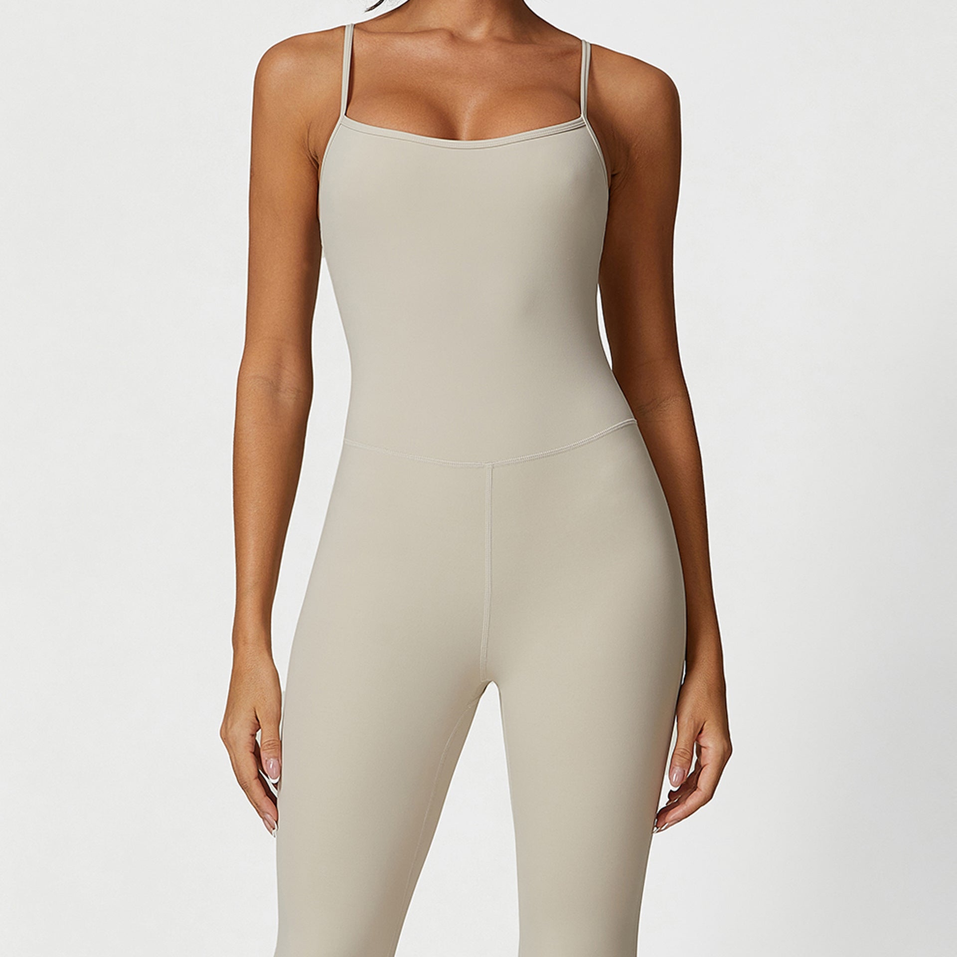 One-piece jumpsuit jacket Short and  long short yoga suit