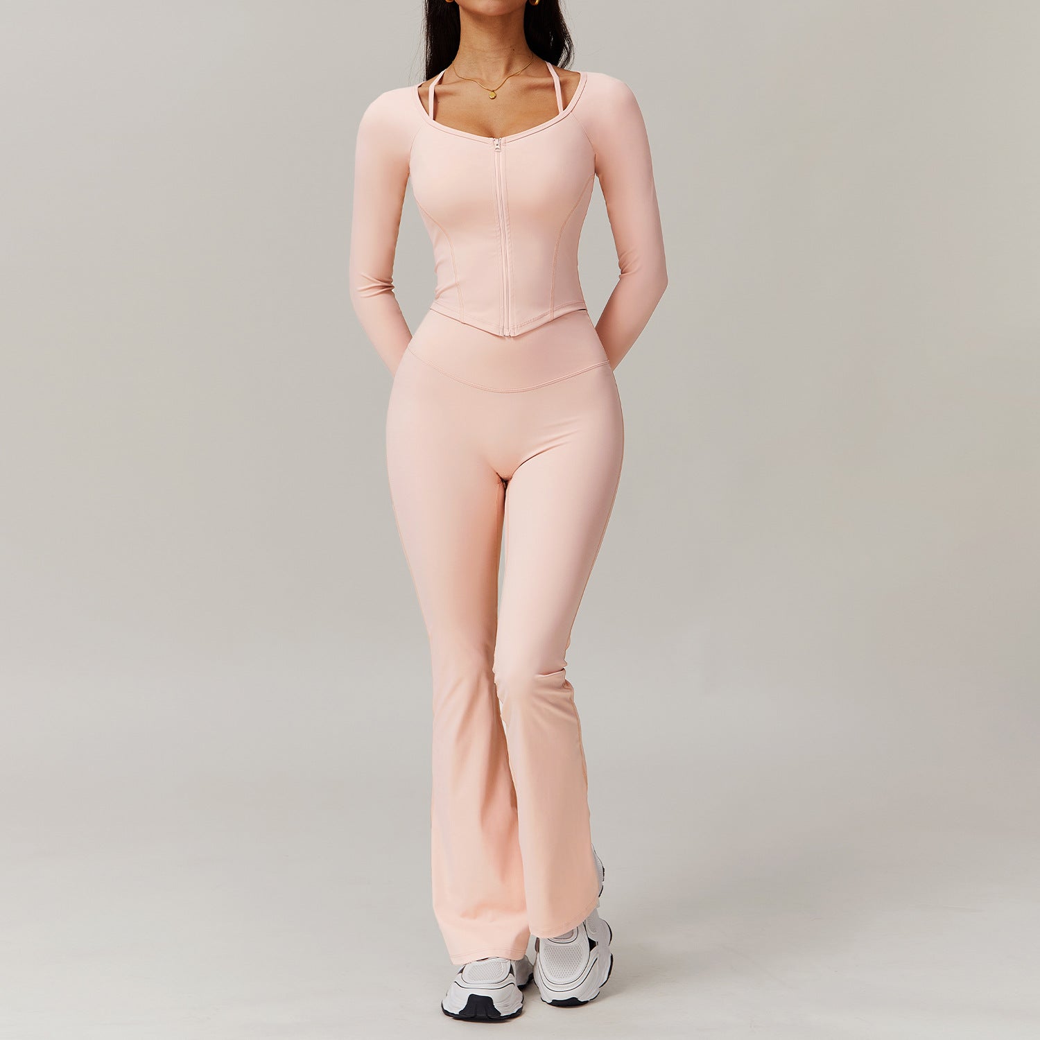 Quick-drying long sleeve yoga suit 9139